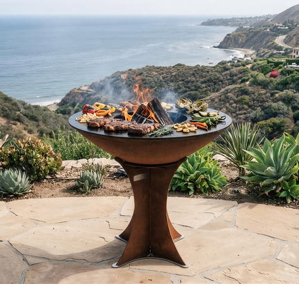 Arteflame XXL 40" Flat Top Grill - High Euro Base