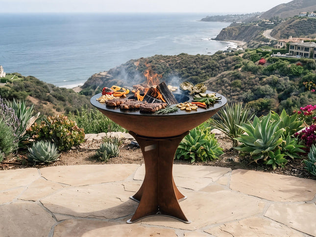 Arteflame XXL 40" Flat Top Grill - High Euro Base