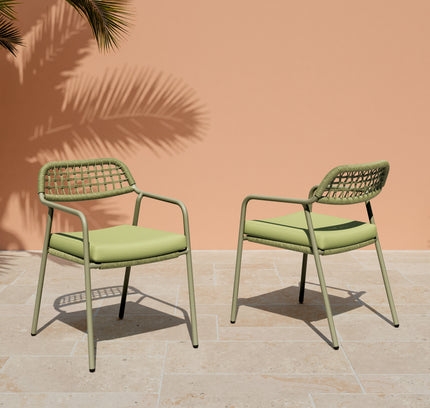 Rio Dining Chair (Set of 2) Green