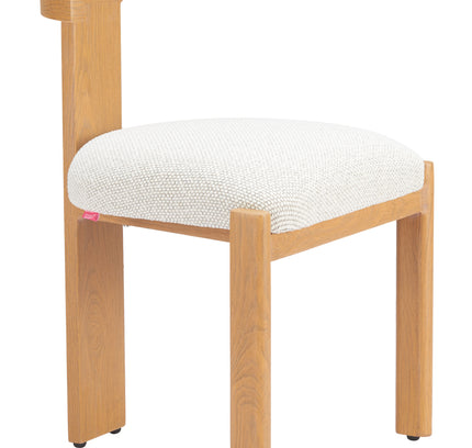 Tiana Dining Chair Natural & Beige