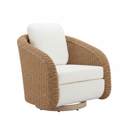 Solara Swivel Chair Ivory