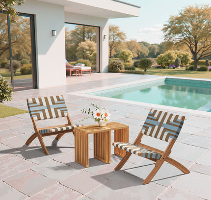 Riviera Extendable Stool (Set of 2) Natural