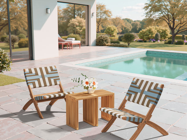 Riviera Extendable Stool (Set of 2) Natural