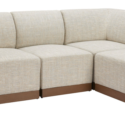 Christy Armless Chair Beige