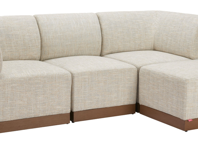 Christy Armless Chair Beige