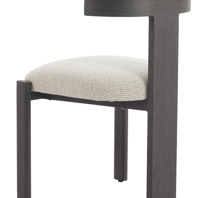 Tiana Dining Chair Black & Beige