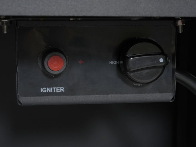 30-Inch Square Propane Fire Pit Table | Black | 40,000 BTU