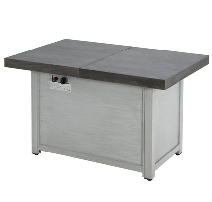 Extendable Rectangular Propane Fire Pit Table | 50,000 BTU