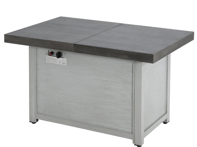 Extendable Rectangular Propane Fire Pit Table | 50,000 BTU