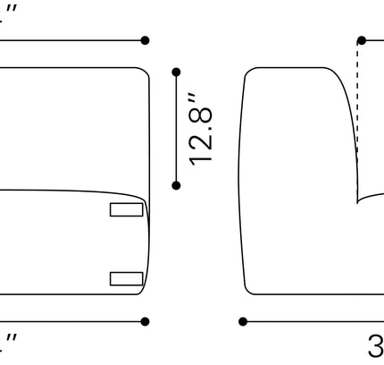 Luanda Middle Chair Gray