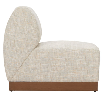 Christy Armless Chair Beige