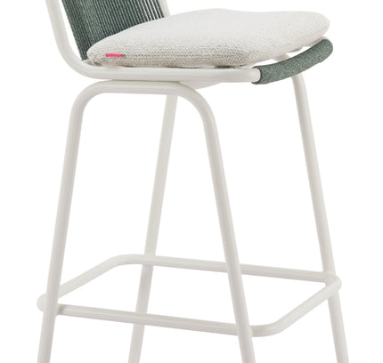 Luft Barstool (Set of 2) White & Green