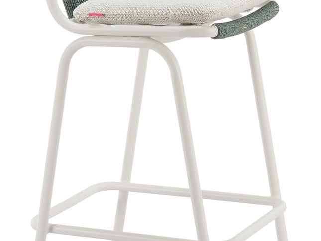 Luft Barstool (Set of 2) White & Green