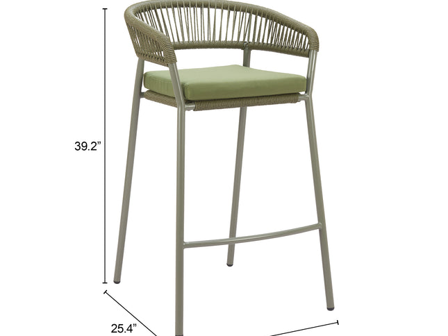 Skye Barstool (Set of 2) Green