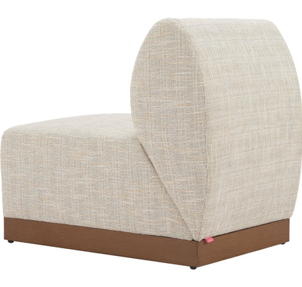 Christy Armless Chair Beige