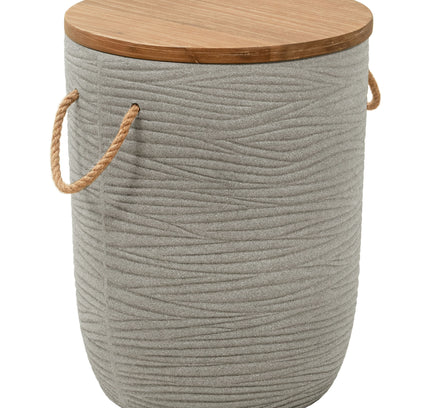 Biban Side Table Natural & Gray