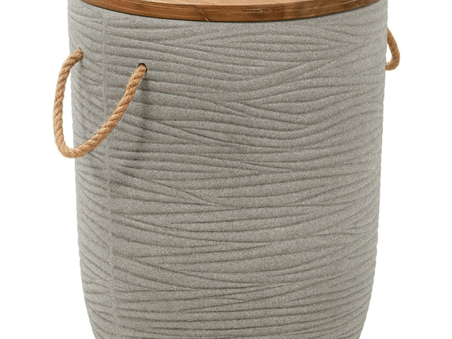 Biban Side Table Natural & Gray