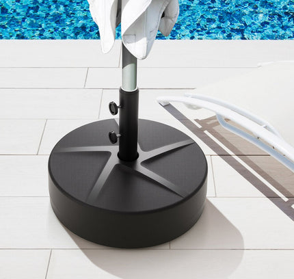 Patio Umbrella Base 88 lb Capacity Water/Sand Fillable Market Table Umbrella