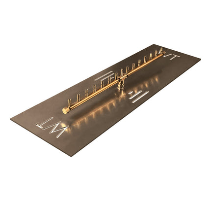 Toplina - Rectangular Concrete Fire Pit Table
