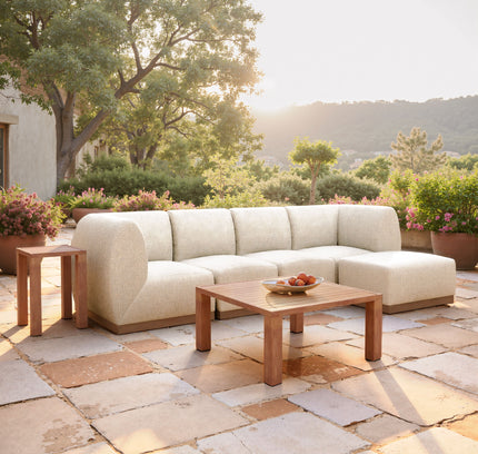 Christy Armless Chair Beige