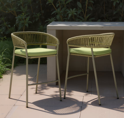 Skye Barstool (Set of 2) Green