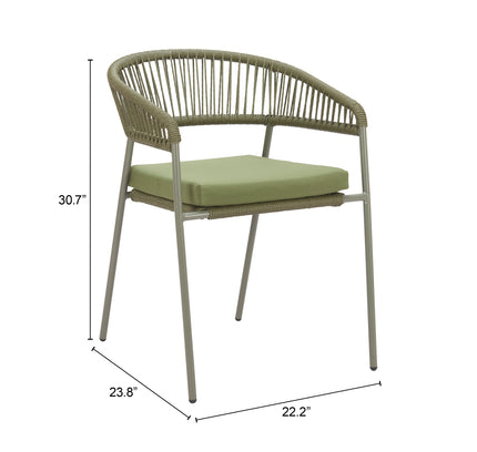 Skye Dining Chair (Set of 2) Green