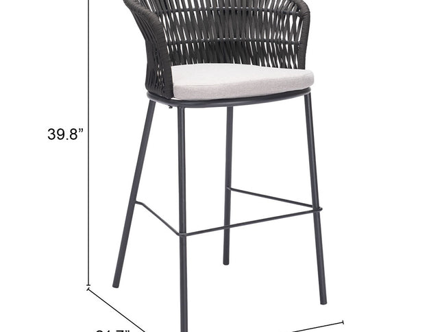 Freycinet Barstool (Set of 2) Black