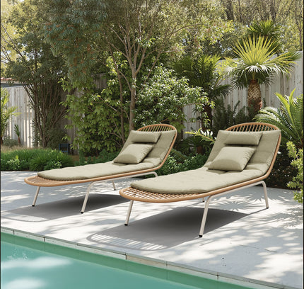 Skim Chaise Lounge Multicolor