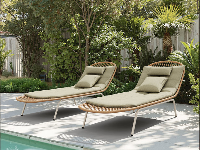 Skim Chaise Lounge Multicolor