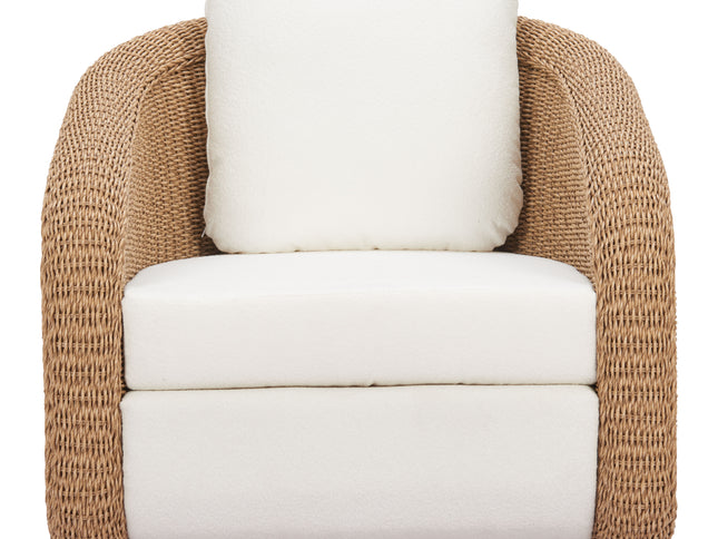 Solara Swivel Chair Ivory
