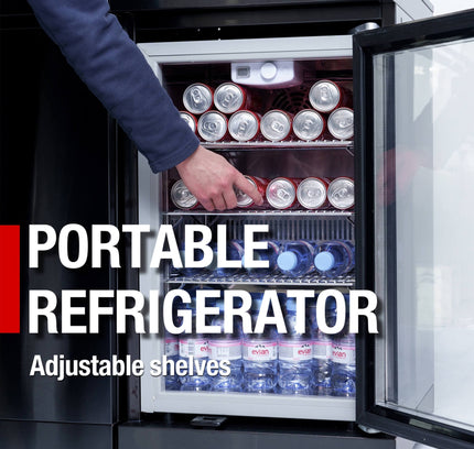 Castelle Flame 85K BTU Outdoor BBQ Kitchen Grill Island With 43-Inch 6-Burner Grill, Wine Fridge, Rotisserie Kit, And Sink