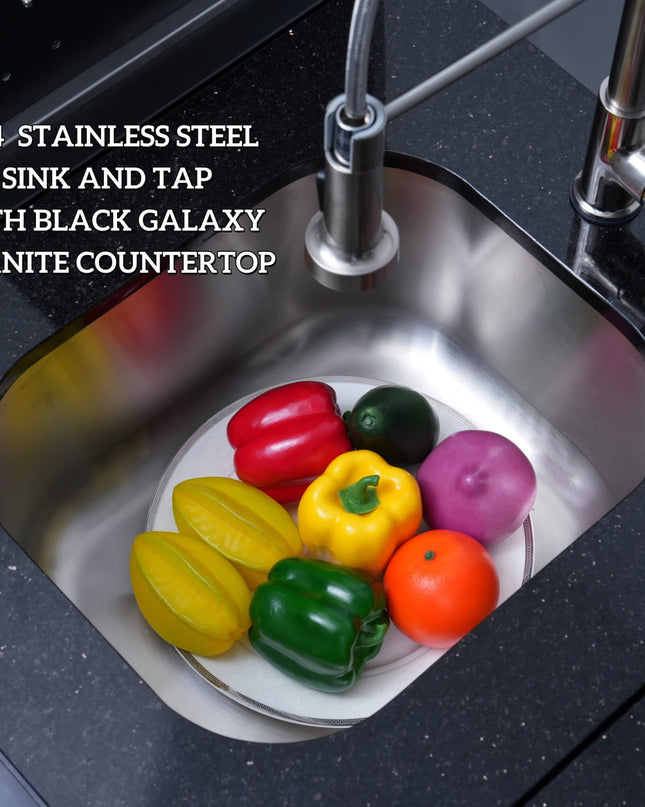 Castelle Flame 85K BTU Outdoor BBQ Kitchen Grill Island With 43-Inch 6-Burner Grill, Wine Fridge, Rotisserie Kit, And Sink