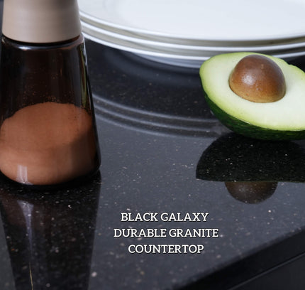 Castelle Flame Granite Outdoor BBQ Kitchen Island With 43-Inch 6-Burner Gas Grill, Rotisserie Kit, Cabinets, And Sink