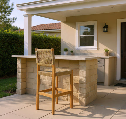 Corde Barstool Beige