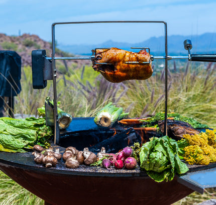 Barbecue Grill Rotisserie for your Arteflame Grill With Cordless Motor