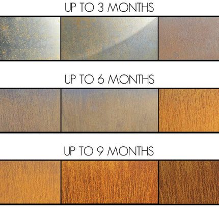 Wood-Burning Circular Corten Steel Fire Pit