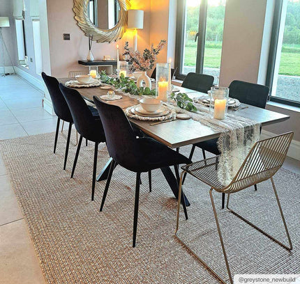 Cream Braided Faux Jute Outdoor Rug