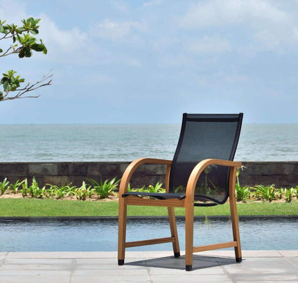 Manhattan Black Armchair - 4 Piece