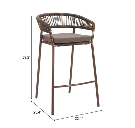 Skye Barstool (Set of 2) Brown