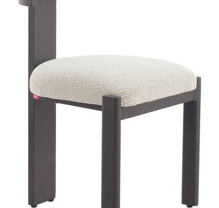 Tiana Dining Chair Black & Beige