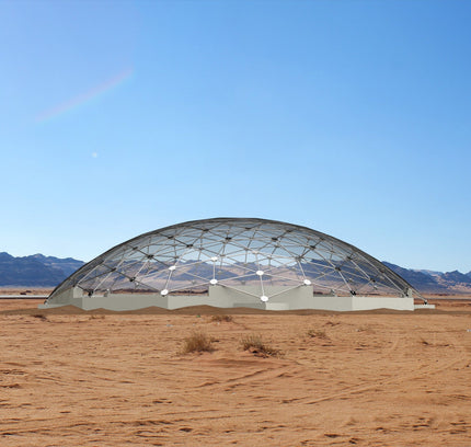CNC Spaceship - 60 Ft Stainless Steel Geodesic Saucer Roof Cover Enclosure