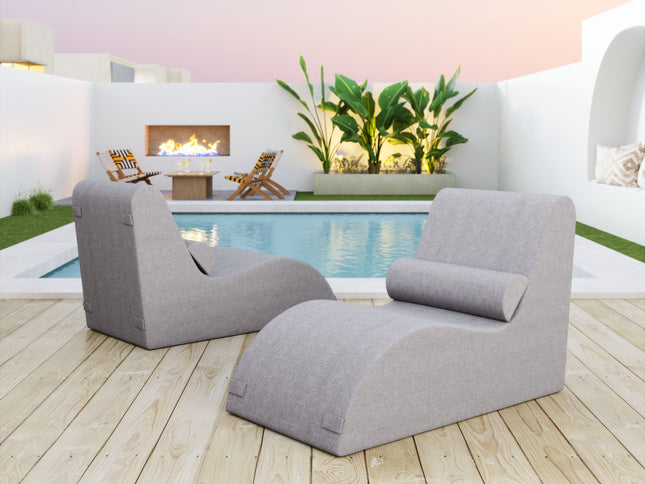 Luanda Chaise Lounge Gray