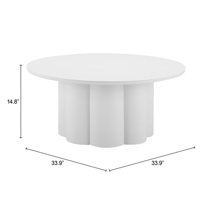 Palmier Coffee Table White