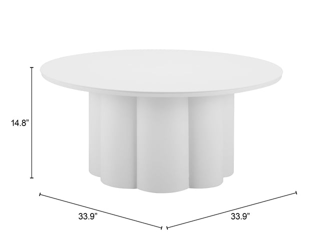 Palmier Coffee Table White