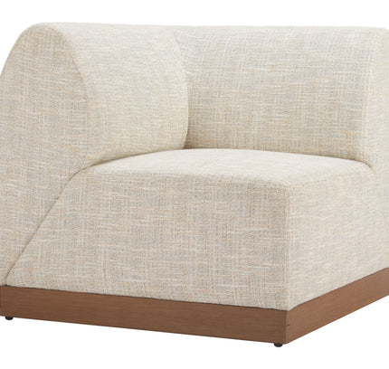 Christy Corner Chair Beige