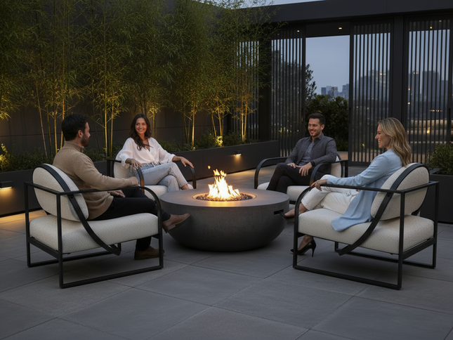 Flakt Accent Chair Ivory