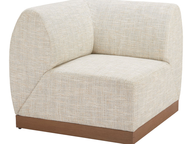 Christy Corner Chair Beige