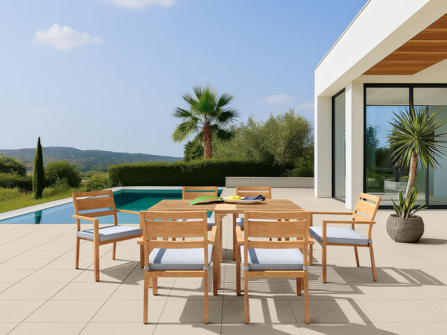 Riviera Extendable Dining Table Natural