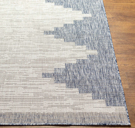 Djugun Blue Outdoor Rug - Clearance