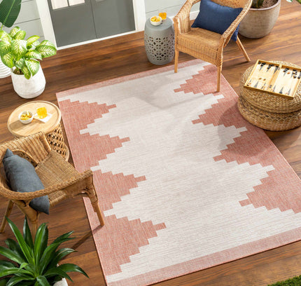 Djugun Peach Fuzz Indoor & Outdoor Area Rug